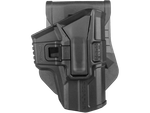 Кобура поворотная для Glock 9 мм (правша), зеленый, черный, Fab Defense