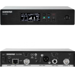 Shure QLXD4E — цифровой одноканальный приемник (24 бит, Ethernet, AES-256)