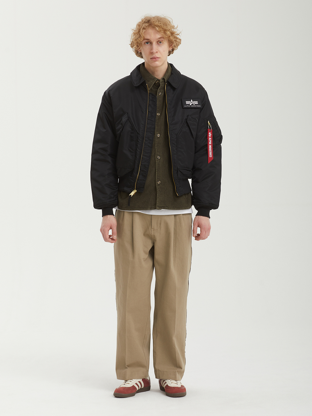 Мужской Бомбер Alpha Cwu 45/p