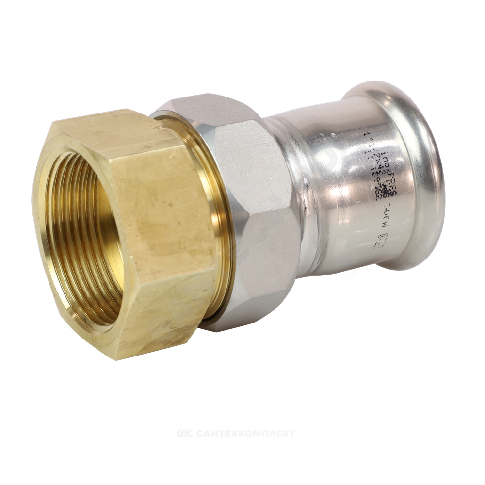 Муфта разъемная сталь нерж AISI 316L Дн 28х3/4" Ру16 пресс/ВР Inoxpres RM 184028343