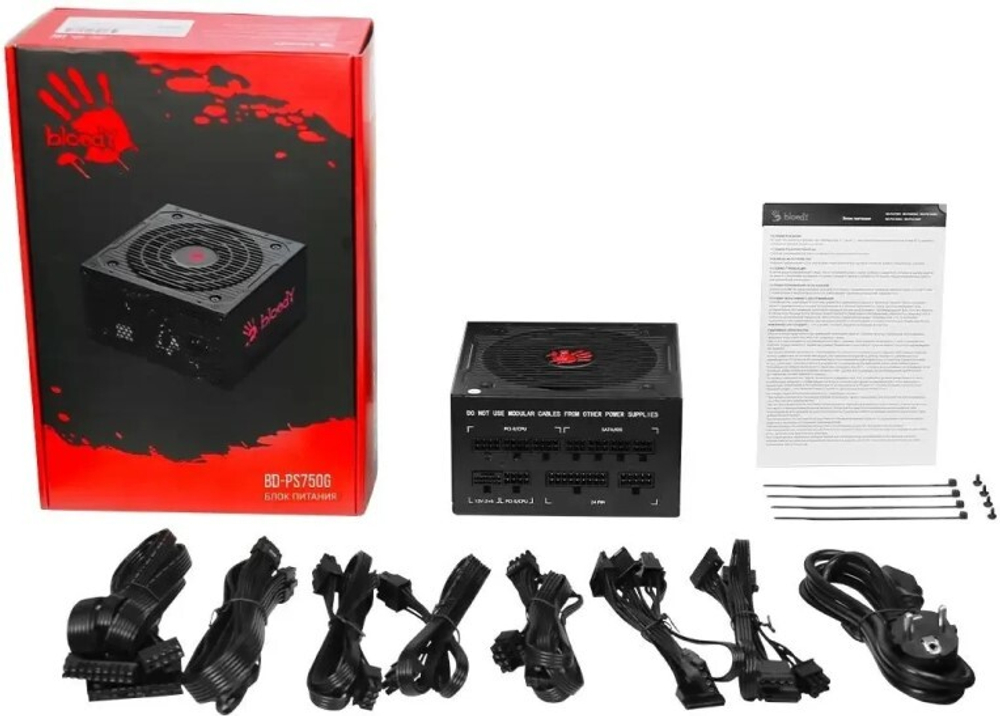 Блок питания ATX Bloody BD-PS750G-M