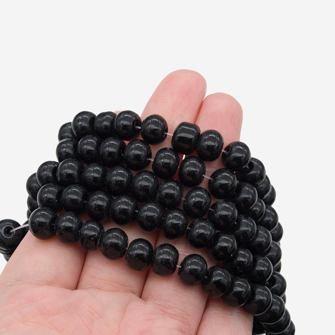 Бусины из керамики, 8,3*6,2мм, рондель