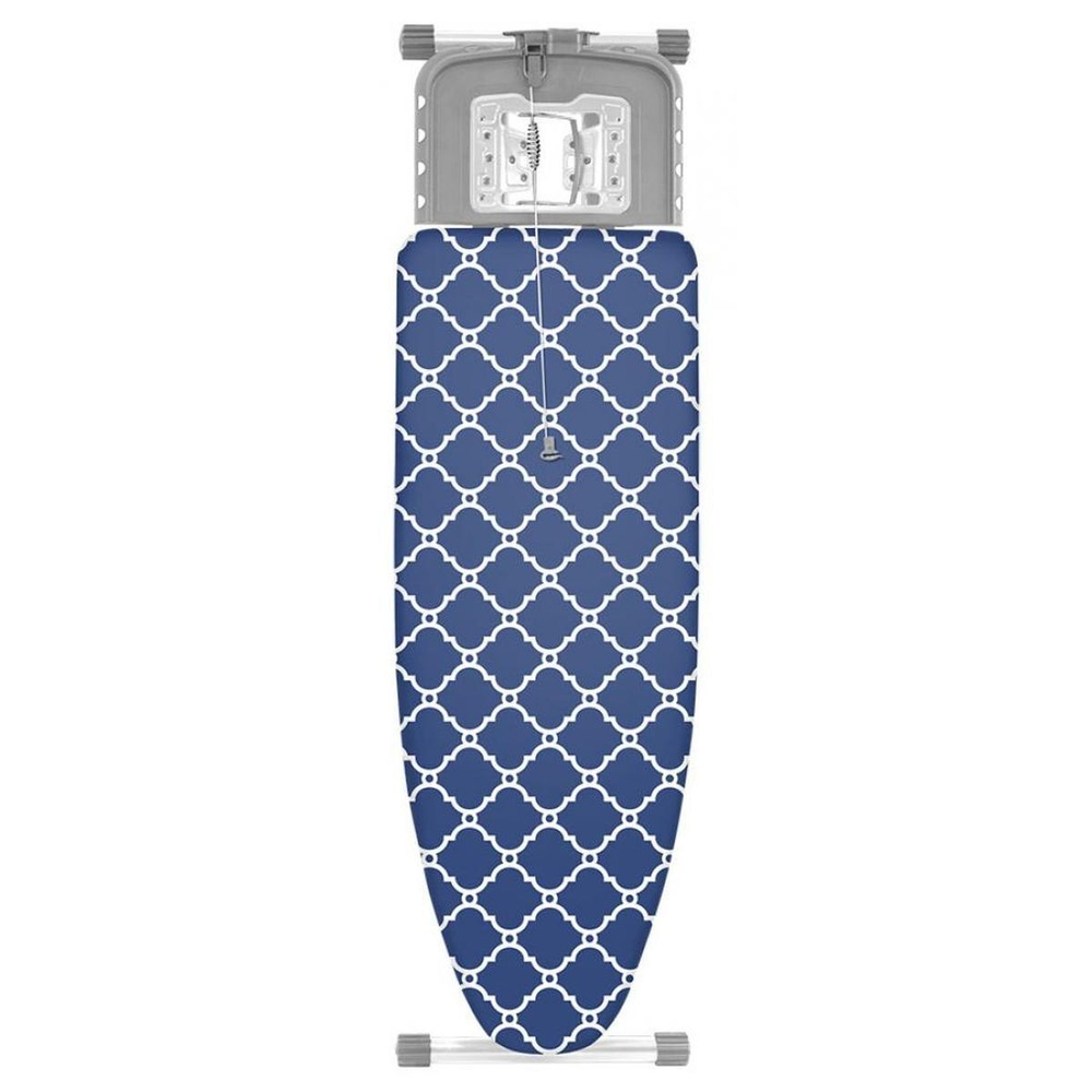 Доска гладильная 123.5х46 см, Sophy тефлон, подст д/ут, рукав, розет, полк д/бел, удл 2.2 м, Nika, S