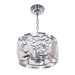 Люстра Cloyd HENRIK C4 / Ø36 см - хром (арт.10503)