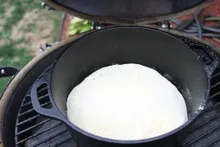 Керамический гриль Big Green Egg М Medium (средний), 40 см, на модульной подставке
