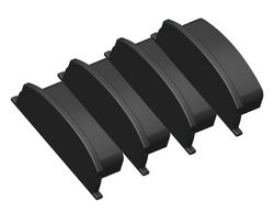 Ambrella Заглушка для накладного гибкого алюминиевого профиля GP1600 (комплект 4шт) Alum Profile GP8210