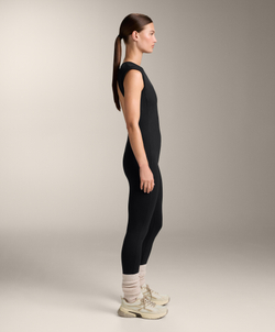 Oysho Длинный комбинезон Evermove без рукавов, черный