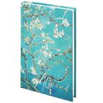 Записная книжка А5, 80л, обл. твёрдая, выб.лак, Staff Ван Гог