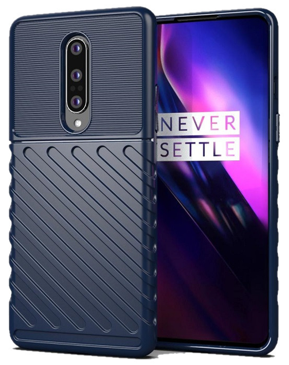 Чехол на OnePlus 8, темно-синий цвет, серии Onyx от Caseport