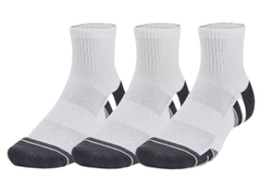Теннисные носки - Набор из 3 носков Under Armour Performance Tech Quarter Socks - белый/угольно-серый