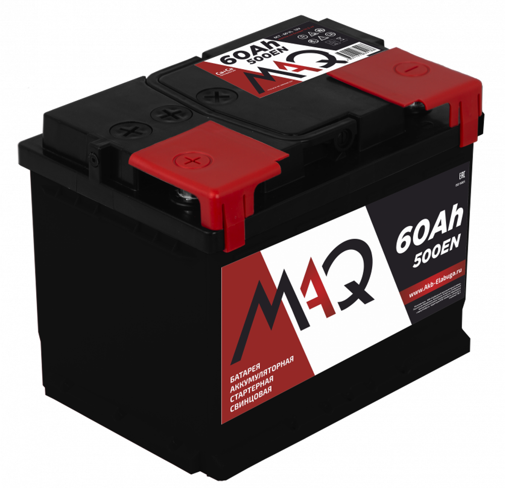 Аккумулятор 6СТ-60 А.ч., п.п., L+,(1), VL MAQ