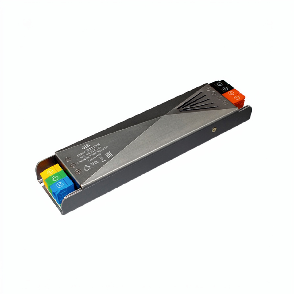 ИП 24V, 150W, 235*50*24, IP20, с зажимными терминалами, графит