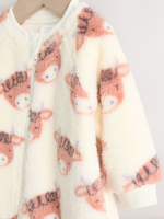 Комбинезон / Cлип флисовый для малышей Next F93-019, Молочный