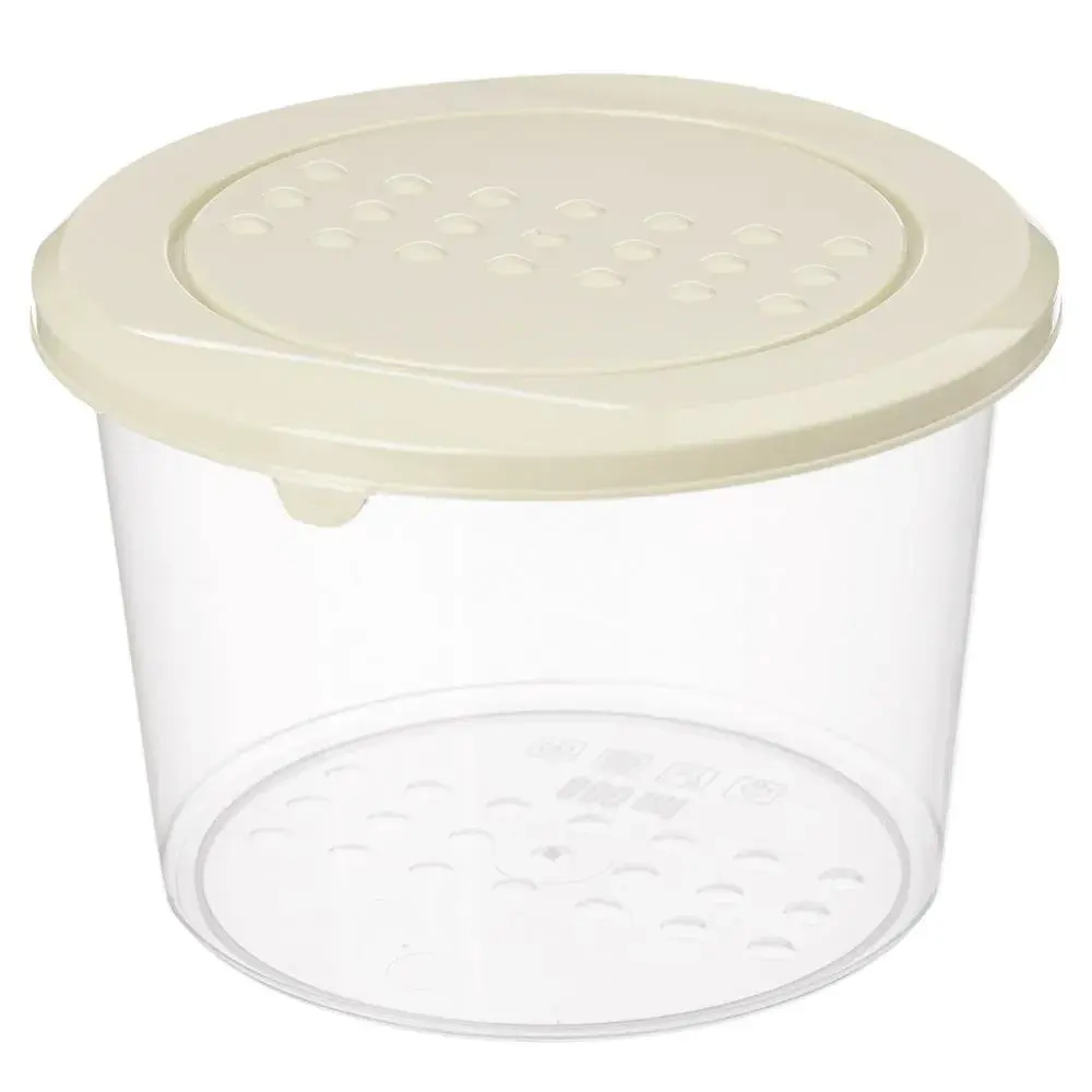 Контейнер для продуктов Asti круглый 0,8л (светло-бежевый)