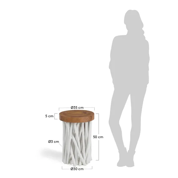 Журнальный столик Druf белый