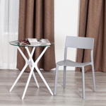 Стул LENTO (mod. 43) пластик, 43 х 49 х 77 см, Grey (Cерый) 9