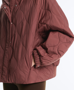 Oysho Водоотталкивающая утепленная куртка FELLEX® AEROGEL, линялый махагон