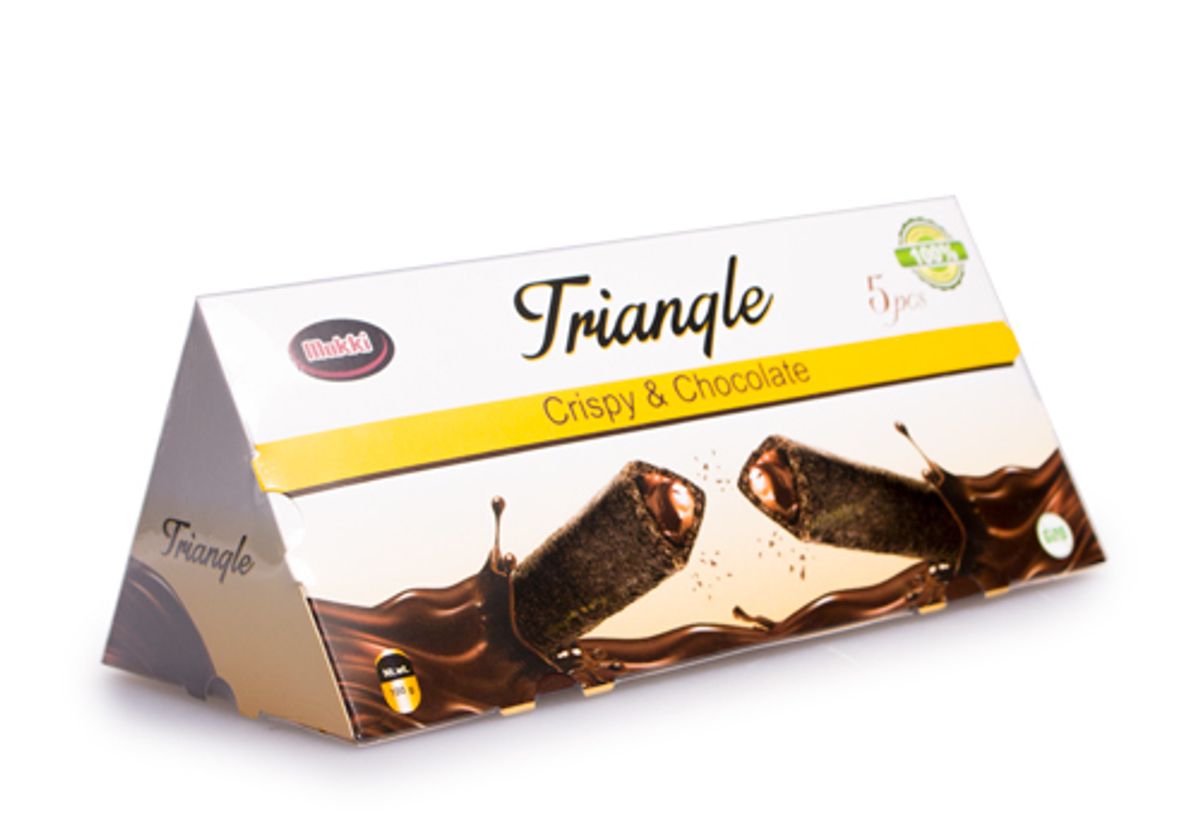 Кукурузное печенье с молочным шоколадом Triangle, 100г
