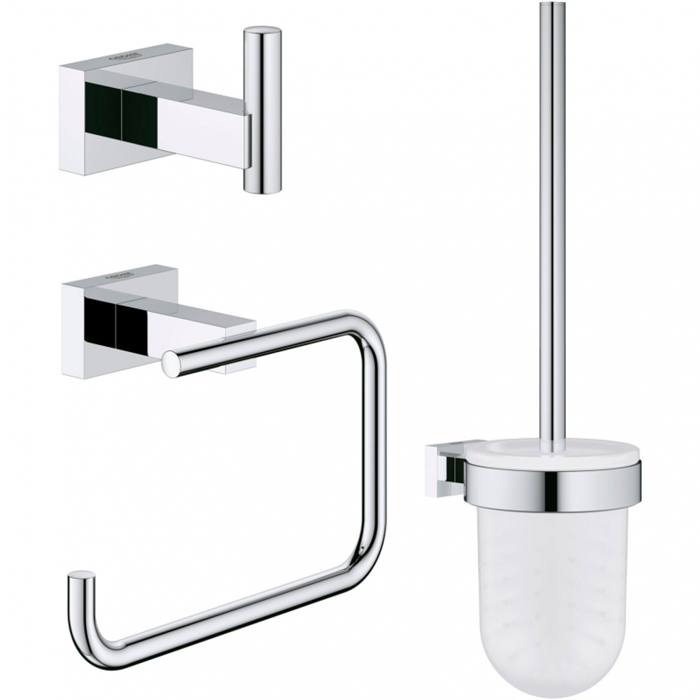 Набор аксессуаров для ванной Grohe Essentials Cube 40757001 Хром