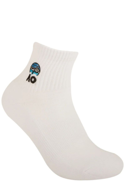 Теннисные носки Australian Open Sunset Racket Quarter 2P - белый