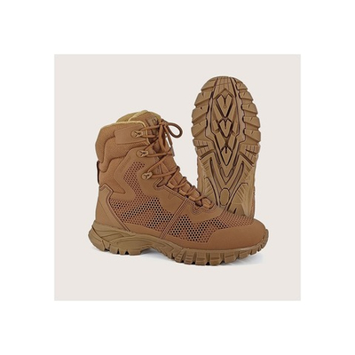 Ботинки высокие утепленные Резина Скорпион Охотник, коричневый