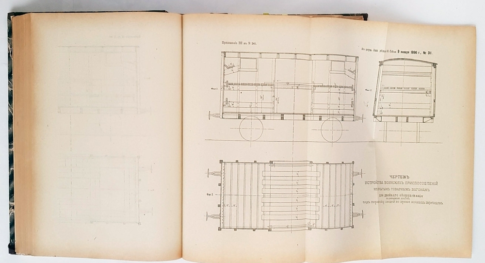 "Сборник правительственных распоряжений, относящихся до службы подвижного состава и тяги железных дорог". РЖД, 1901 г.
