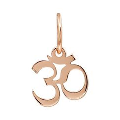 Подвеска Мантра Ом - кулон из золота 585