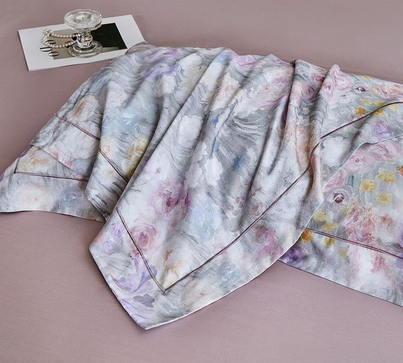 Постельное белье Asabella 2298 фланель, тенсел с хлопком