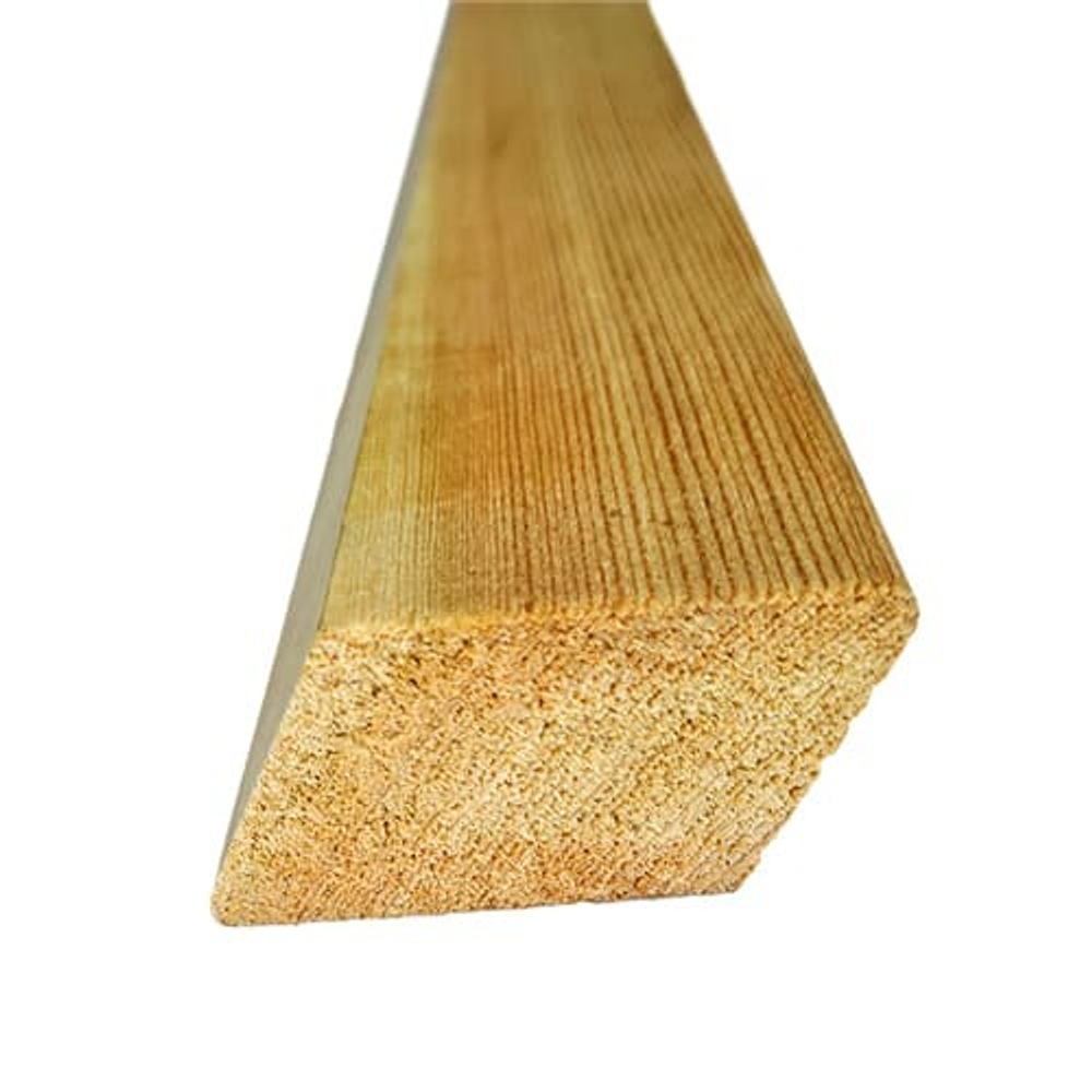 Скошеный планкен из лиственницы 27х68х4000 мм сорт ABC