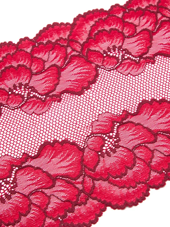 03-250 Кружево эластичное 22 см, красный