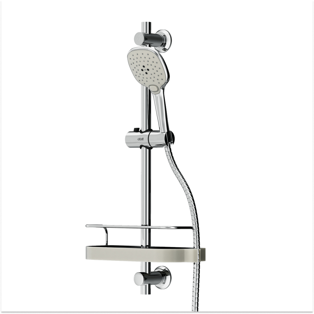 Душевой комплект Dorff Prime D0140000 Хром, белая