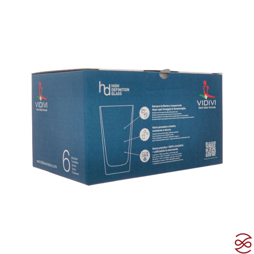 Набор стаканов Vidivi Diva 290 мл 13*7,6 см (6 шт)