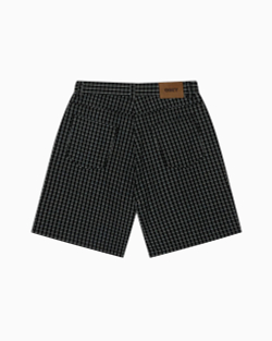 Шорты джинс. Obey Plaid Baggy Denim Short