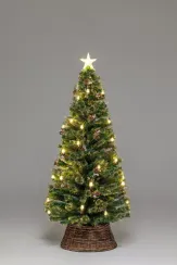 Оптоволоконная елка с LED лампочками Рождественские Огни 240 см., леска+пвх, контроллер (Т2301-240)