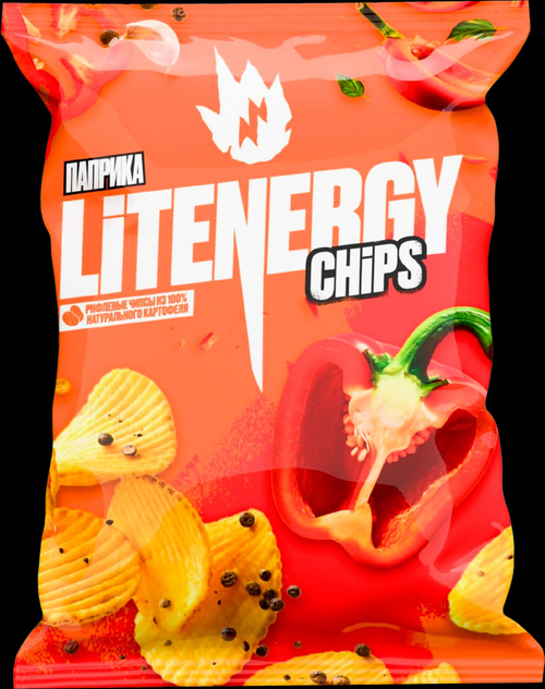 Чипсы Lit Energy Паприка 120гр