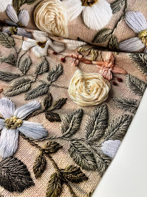 Футер 2-х нитка «Цветы»