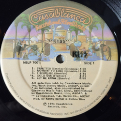 Винтажная виниловая пластинка LP Kiss Firehouse (USA 1985)