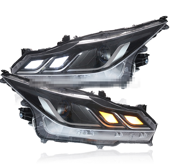 Передние фары Тойота Королла Е210 2019-2021 V2 type [Комплект Л+П; ходовые огни; электрокорректор; FULL LED]