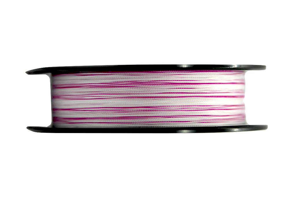 Шнур YGK X-Braid Upgrade X4 200м White Pink #2.5  0.265мм 15.8кг 1шт