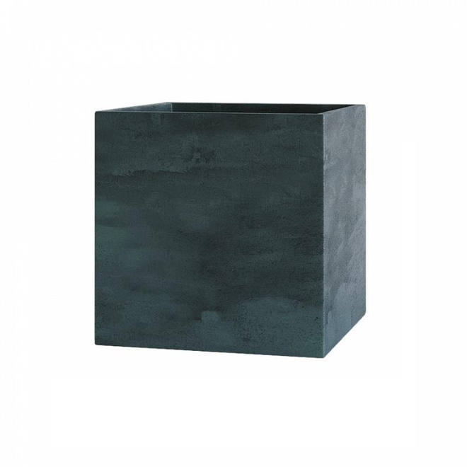 Кашпо Concretika Cube 40x40x40 Ocean Green