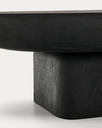 Ovak Журнальный столик из акации с чёрной отделкой 140 x 70 см