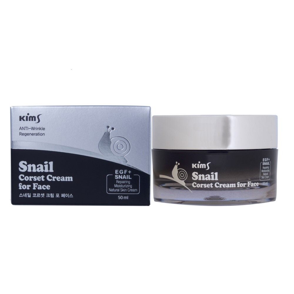 Kims Snail Corset Cream for Face Улиточный крем для лица, 50 мл