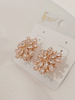 Серьги Fallon «Сияние» Gold 18K