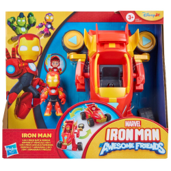 Hasbro Железный человек и суперкоманда - Мех 2в1 IRON MAN + фигурка G1474