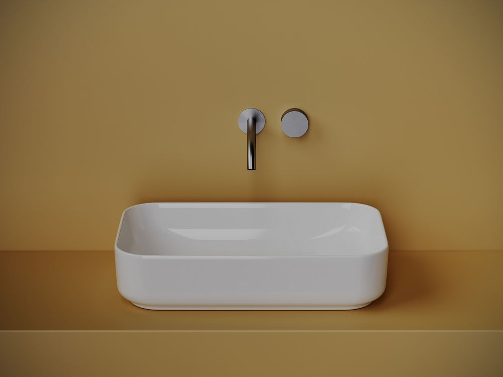 Умывальник чаша накладная прямоугольная Element 605x375x145мм