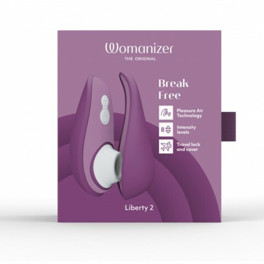 Бесконтактный клиторальный стимулятор Womanizer Liberty 2 фиолетовый