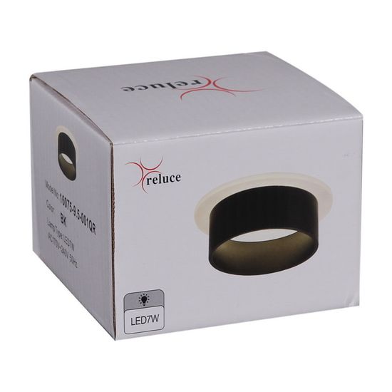 Накладной светильник Reluce 16075-9.5-001QR SMD7W BK