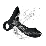 Вибромассажер простаты Spartacus 10 режимов черный 10,5 см