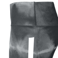 Женские теннисные брюки Nike Dri-Fit One Luxe Mid-Rise All Over Print Tight Women - Black, Grey