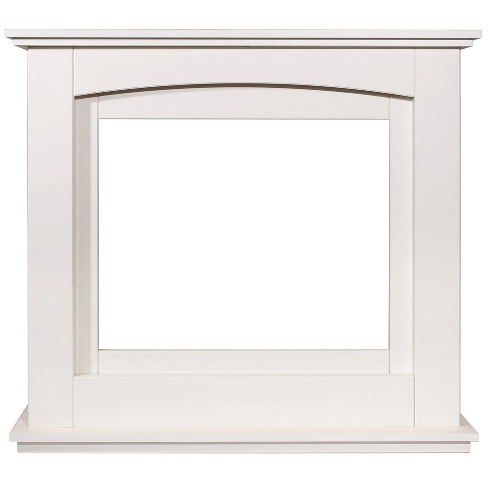 Портал каминный из МДФ RealFlame Canada 25,5 белый, с подсветкой